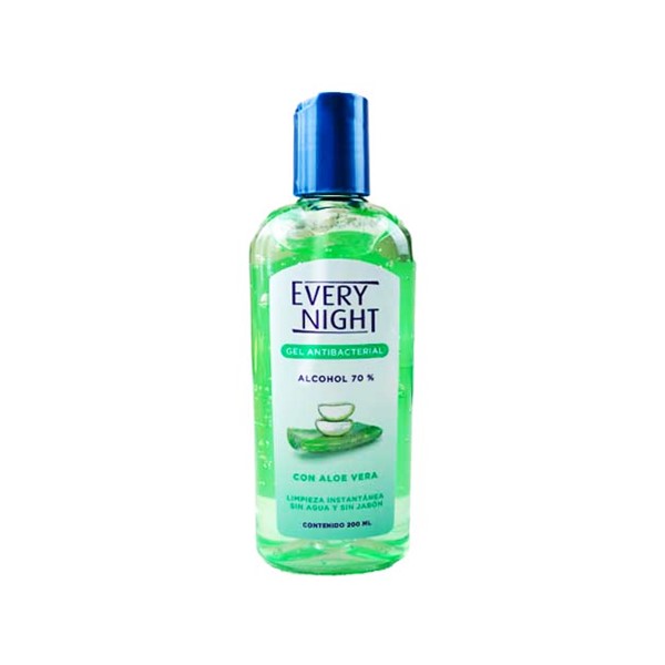 Every Night Gel Antibacterial Con Aloe Vera 200ml