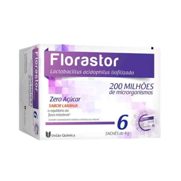 Florastor Sabor Naranja x 6 Sobres - Uniao Quimica