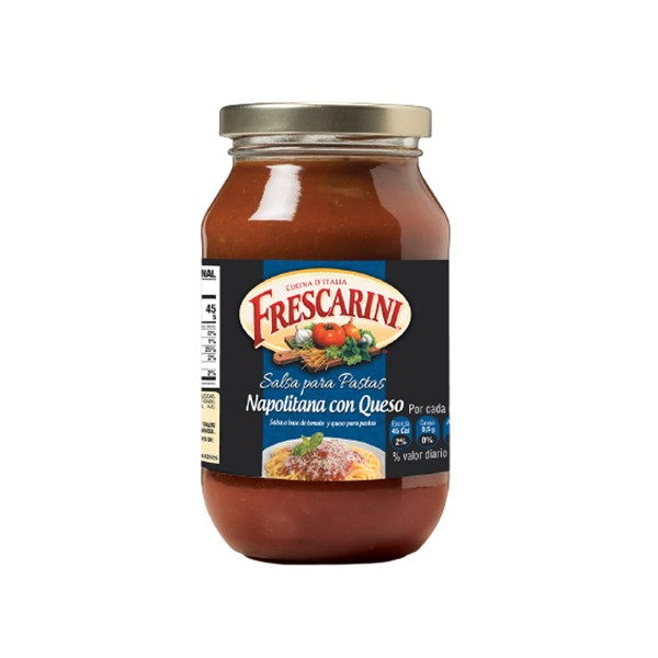 Frescarini Salsa Napolitana Y Queso 490g