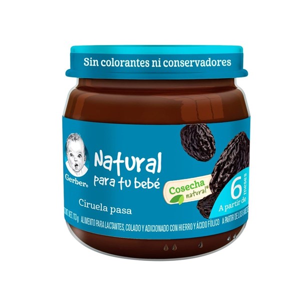 Gerber Compota De Ciruela Pasa 113g