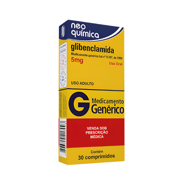 Glibenclamida 5mg x 30 Comprimidos - Neo Quimica