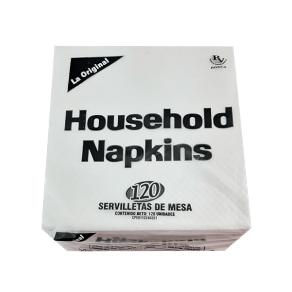 Household Napkins Servilletas X 120 Unidades
