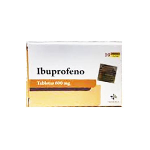 Ibuprofeno 600mg x 10 Tabletas - Farmamed