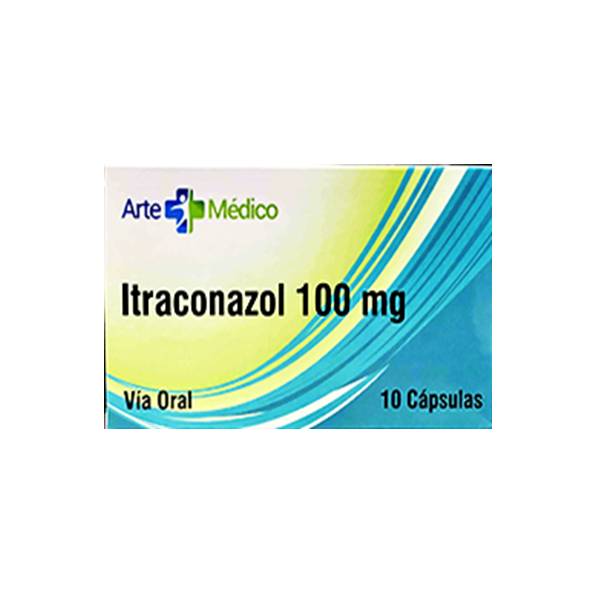 Itraconazol 100mg x 10 Cápsulas - Arte Médico