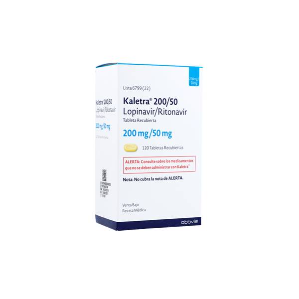 Kaletra Lopinavir 200mg/50mg x 120 Tabletas - Abbvie