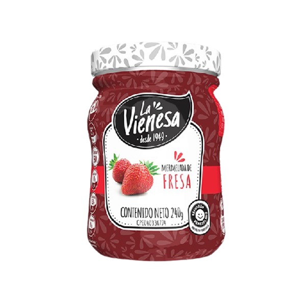 La Vienesa Mermelada De Fresa 240g