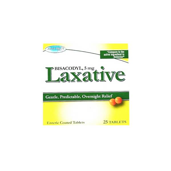 Laxative Bisacodilo 5mg x 25 Tabletas - Assured