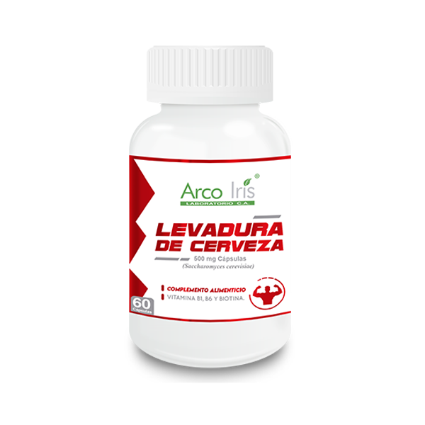 Levadura De Cerveza 500mg x 60 Cápsulas - Arco Iris