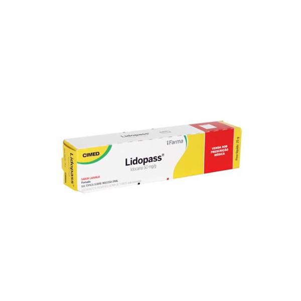 Lidopass Lidocaína Pomada 50mg x 15g - Cimed