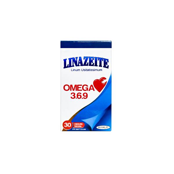 Linazeite Omega 3,6,9 1000mg x 30 Cápsulas - Intervit