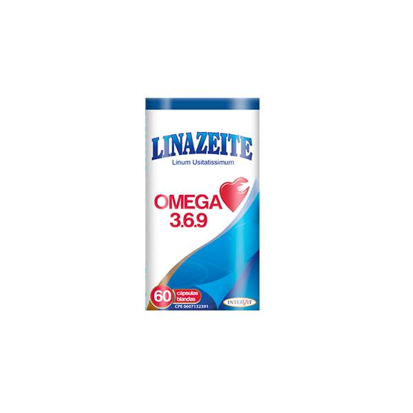 Linazeite Omega 3,6,9 1000mg x 60 Cápsulas - Intervit