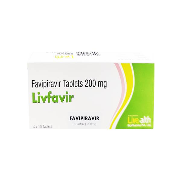 Livfavir Favipiravir 200mg x 40 Tabletas - Livealth
