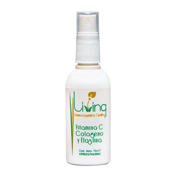 Living Serum Splash Con Vitamina C Colágeno Y Elastina 75ml