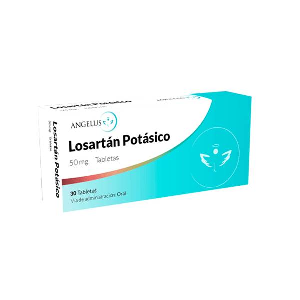 Losartán Potásico 50mg x 30 Tabletas - Angelus