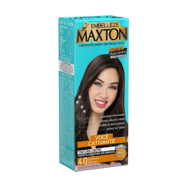Maxton Tinte Kit 4.0 Castaño Natural 50ml