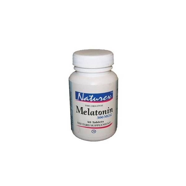 Melatonina 300mg x 40 Tabletas - Naturex