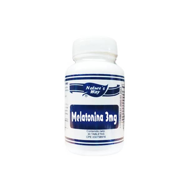 Melatonina 3mg x 30 Tabletas - Nature's Way