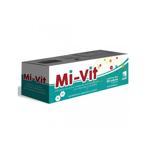 Mi-Vit Con Vitaminas Y Minerales x 30 Sobres - Calox