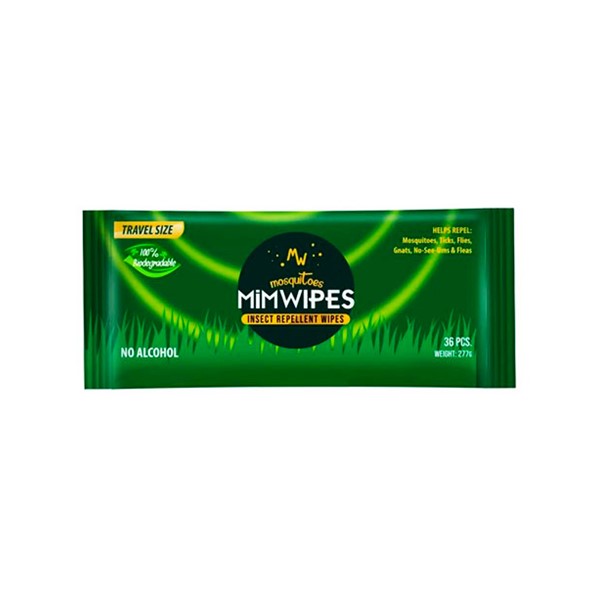 Mim-Wipes Toallas Húmedas Verdes x 36 Unidades