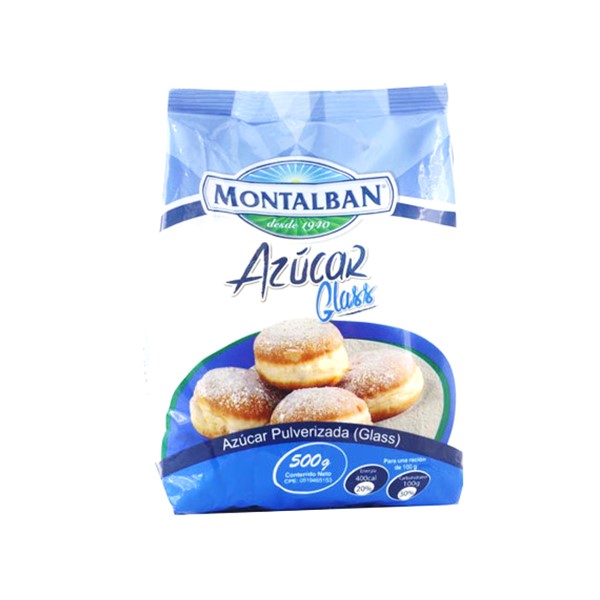 Azúcar Glass Montalban 500g