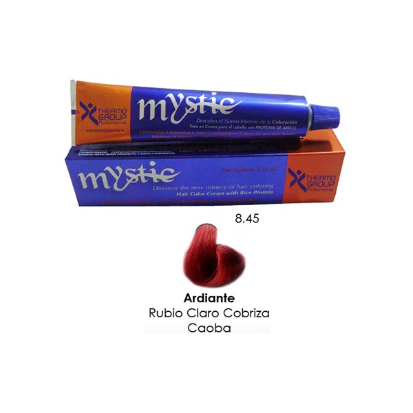 Mystic Tinte 8.45 Rubio Claro Cobriza Caoba 60g