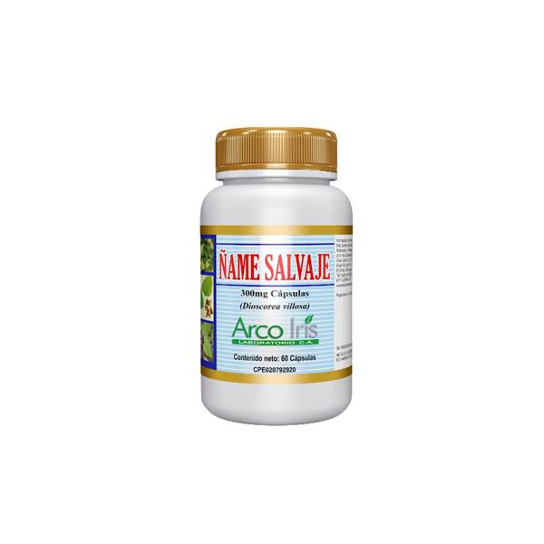 Ñame Salvaje 300mg x 60 Cápsulas - Arco Iris