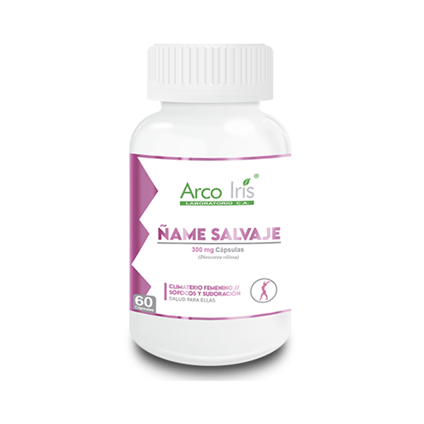 Ñame Salvaje 300mg x 60 Cápsulas - Arco Iris