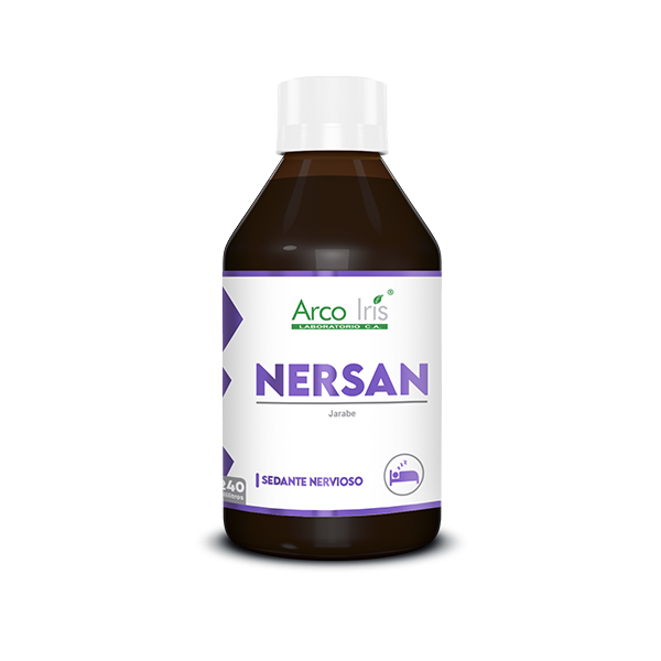 Nersan Valeriana+Passiflora Jarabe 240ml - Arco Iris