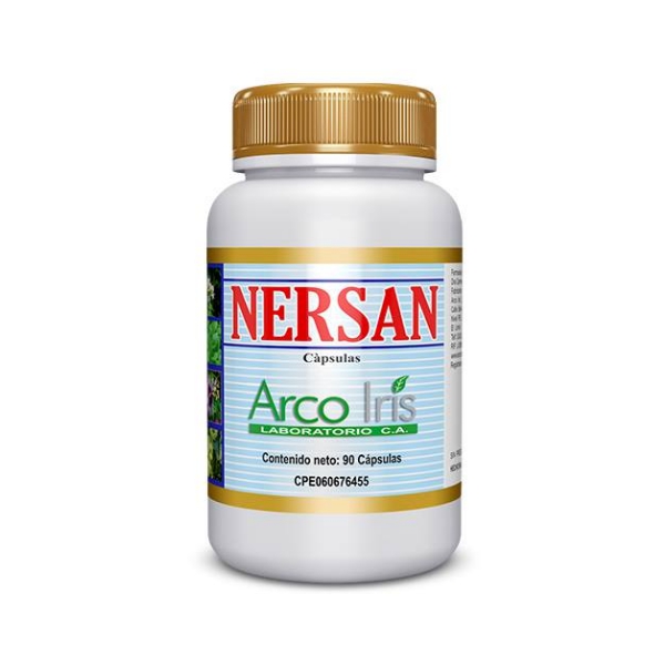 Nersan Pasiflora+Valeriana x 90 Cápsulas - Arco Iris