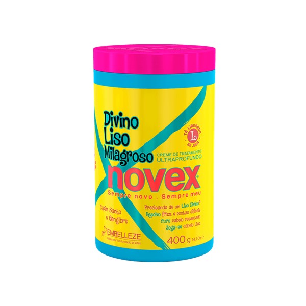 Novex Tratamiento Capilar Divino liso Milagroso 400gr