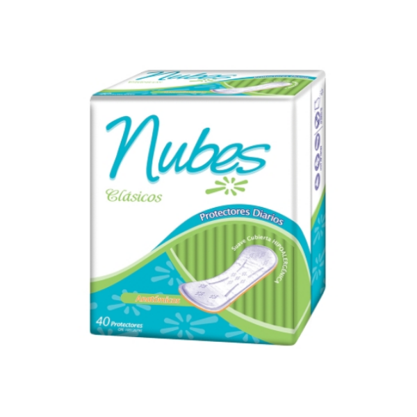 Nubes Protectores Diarios Clásicos x 40 Unidades
