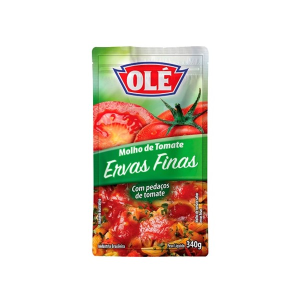 Olé Salsa De Tomate Hierbas Finas Bolsa 340g