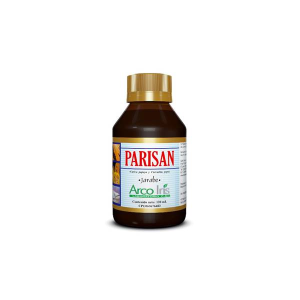 Parisan Auyama+Papaya+Sacarosa Jarabe x 120ml - Arco Iris