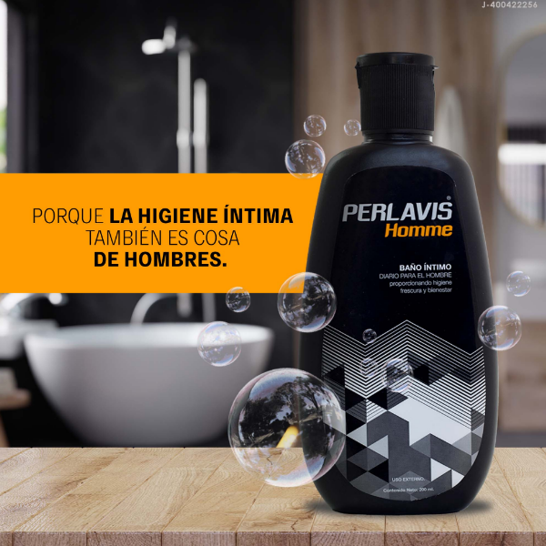 Perlavis Men Baño Íntimo 200ml - Imagen 4
