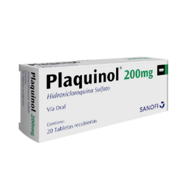 Plaquinol Hidroxicloroquina 200mg x 20 Tabletas - Sanofi