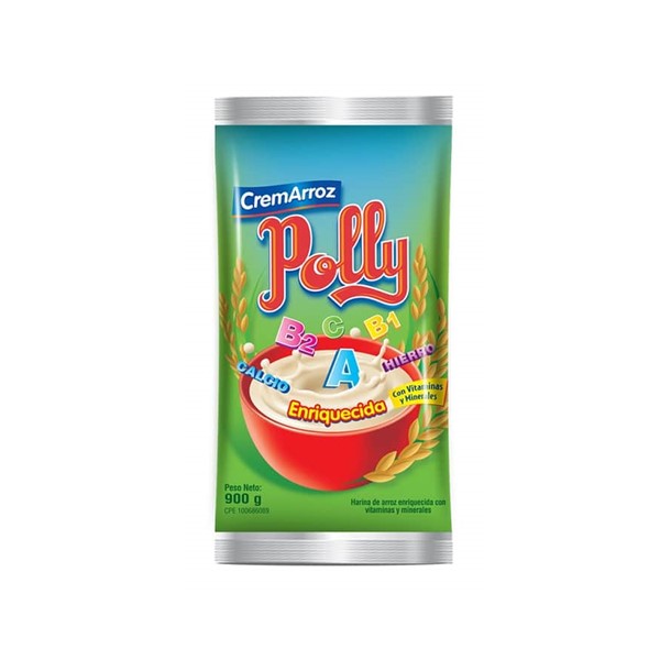 Polly Crema De Arroz Bolsa 900g