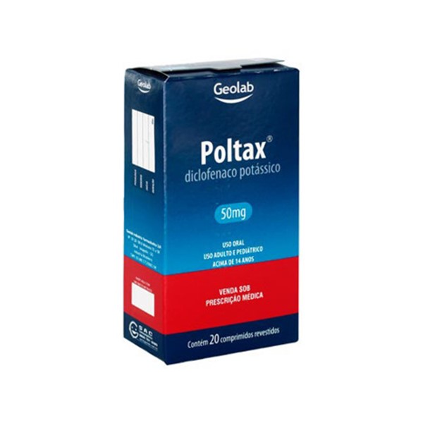 Poltax Diclofenac Potásico 50mg x 20 Comprimidos - Geolab