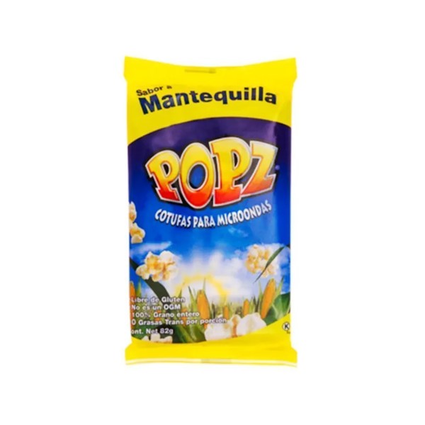 Popz Cotufas Sabor Mantequilla 82g