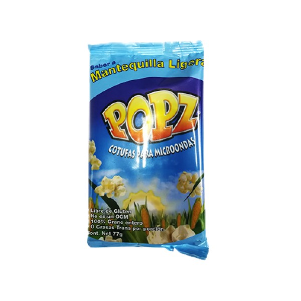 Popz Cotufas Sabor Mantequilla Ligera 77g