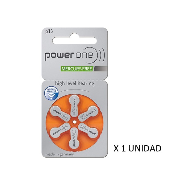 Power One Pila Auditiva P13 1 Unidad
