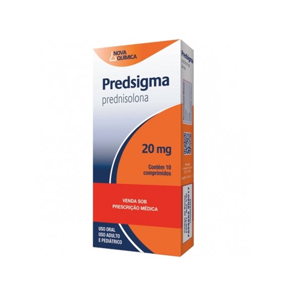 Predsidma Prednisona 20mg x 10 Comprimidos - Nova Quimica