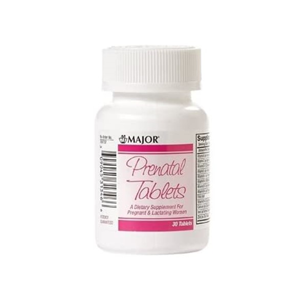Prenatales Multivitamínico x 30 Tabletas - Major