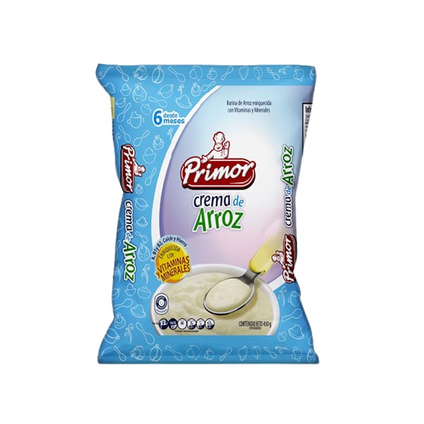Primor Crema De Arroz Bolsa 450g