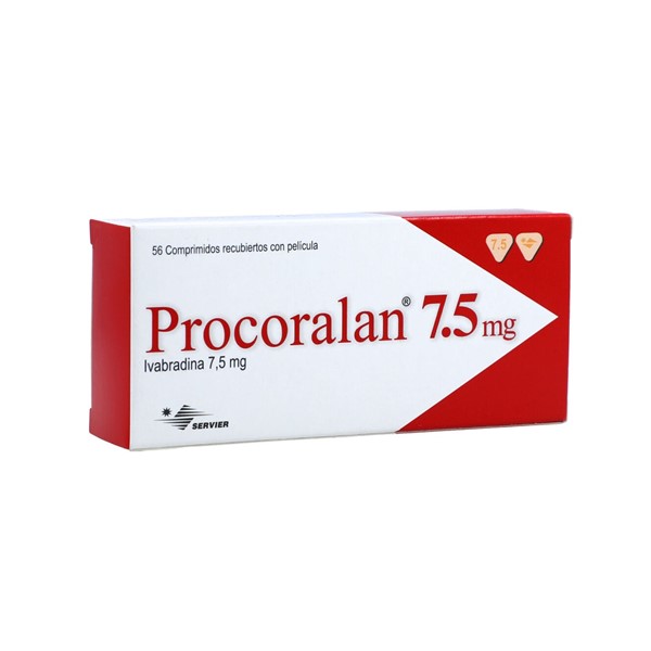 Procoralan Ivabradina 7.5mg x 56 Comprimidos - Servier