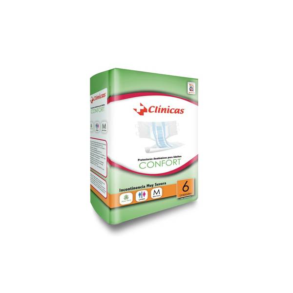 Protectores Anatómicos Unisex Confort Talla M x 6 Unidades - Clinicas