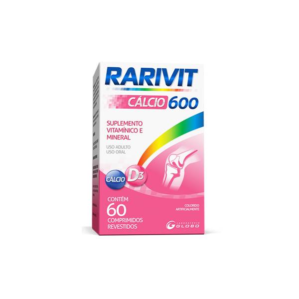 Rarivit Calcio+Vitamina D x 60 Comprimidos - Globo