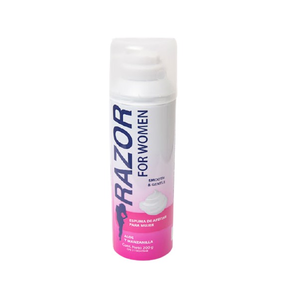 Razor Espuma Para Afeitar For Woman Smooth 200g