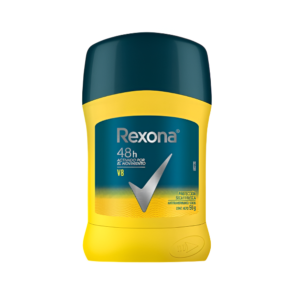 Rexona Desodorante En Barra Men V8 50g