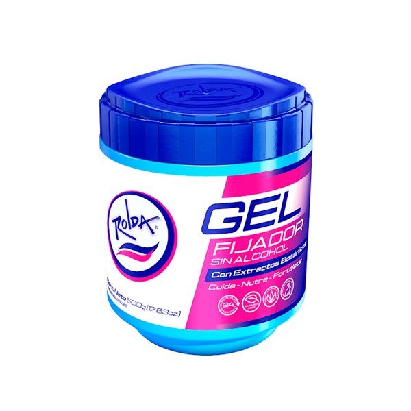Rolda Gel Fijador Azul 500g
