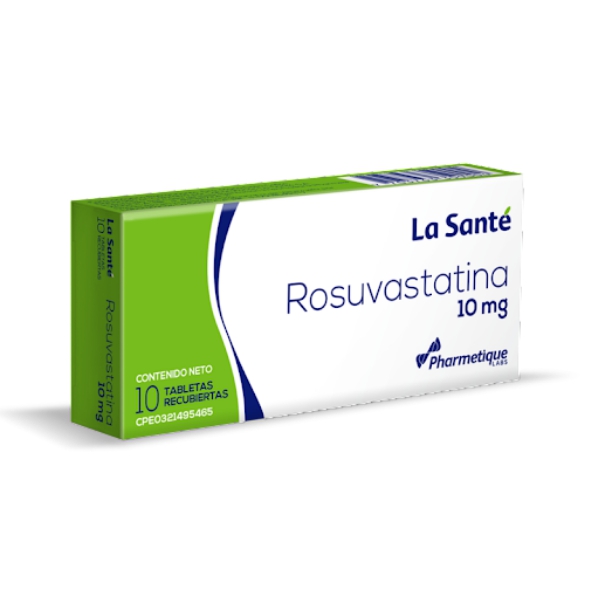 Rosuvastatina 10mg x 10 Tabletas - La Santé